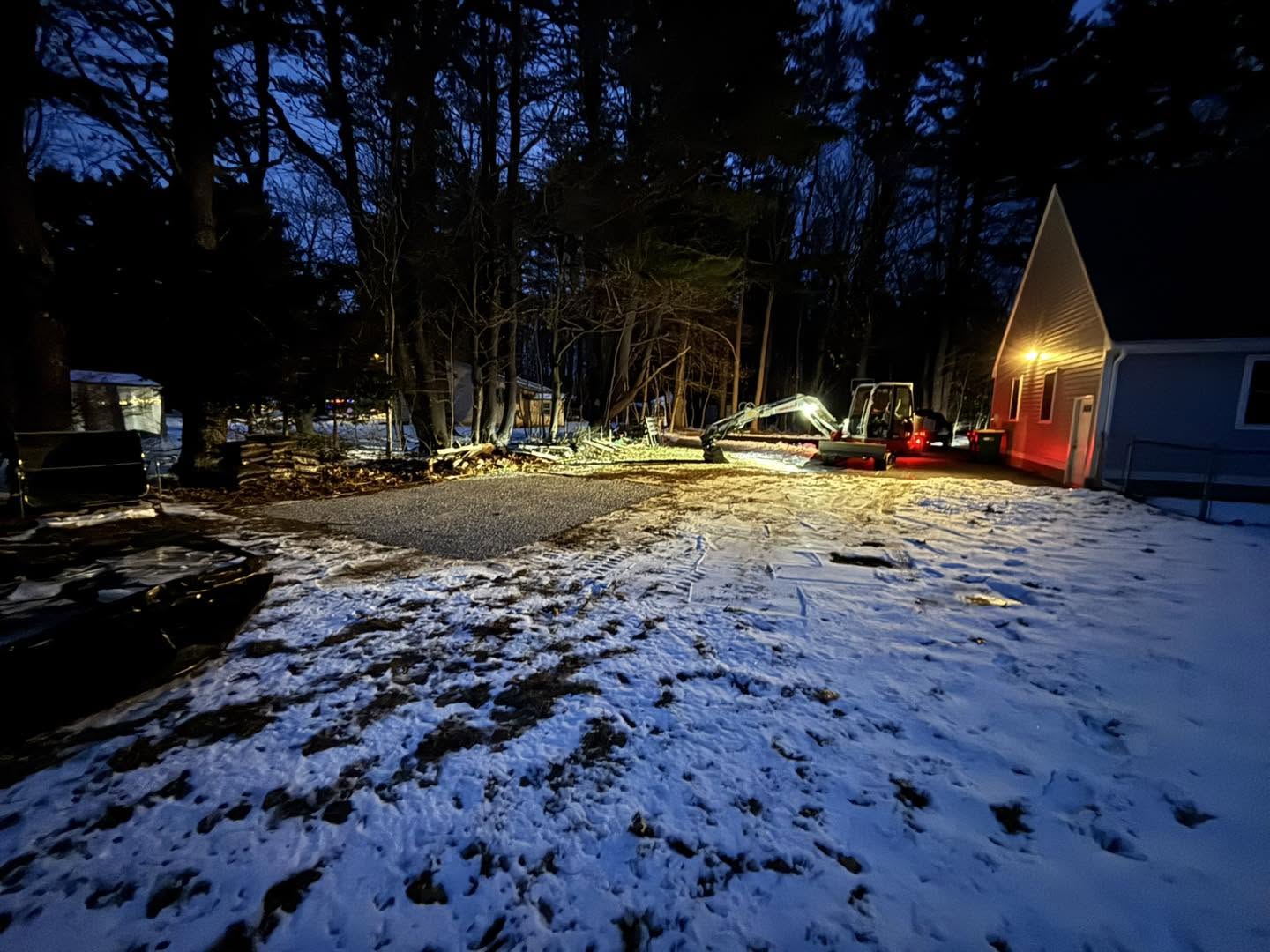 Drainage excavation and soil correction in Hampton, NH Drainage excavation and soil correction in Hampton, NH