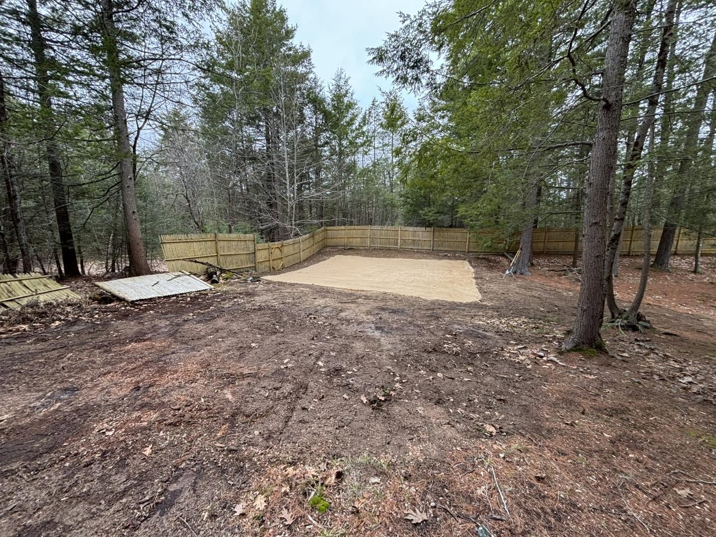 Foundation pad preparation and gravel base in Hampton, NH Foundation pad preparation and gravel base in Hampton, NH